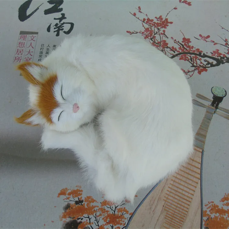 Simulation sleeping cat polyethylene&furs yellow head cat model home decoration about 25x20x11cm y0201
Simulation sleeping cat polyethylene&furs yellow head cat model home decoration about 25x20x11cm y0201