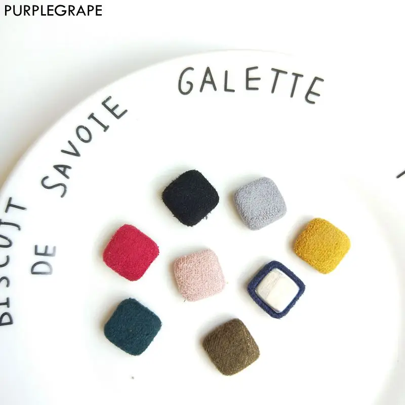 Серьги Квадратные матовые из шерсти, 20 упаковок 
Серьги Квадратные матовые из шерсти, 20 упаковок