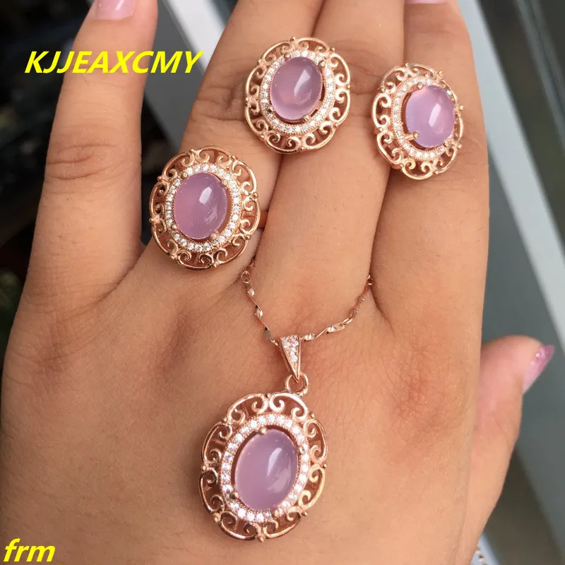 KJJEAXCMY Fine jewelry, 925 sterling silver inlaid natural Furongshi ring pendant earrings female models 3 sets of wholesale
KJJEAXCMY Fine jewelry, 925 sterling silver inlaid natural Furongshi ring pendant earrings female models 3 sets of wholesale