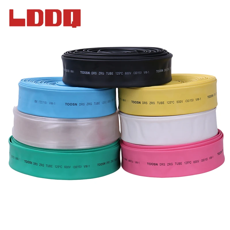 LDDQ 5m Heat Shrink Tube Insulation Sleeves Inner Diameter 25/30/35/40/50/60/70/80/100mm Ratio 2:1 Shrinkable Tubing PE Tubes
LDDQ 5m Heat Shrink Tube Insulation Sleeves Inner Diameter 25/30/35/40/50/60/70/80/100mm Ratio 2:1 Shrinkable Tubing PE Tubes