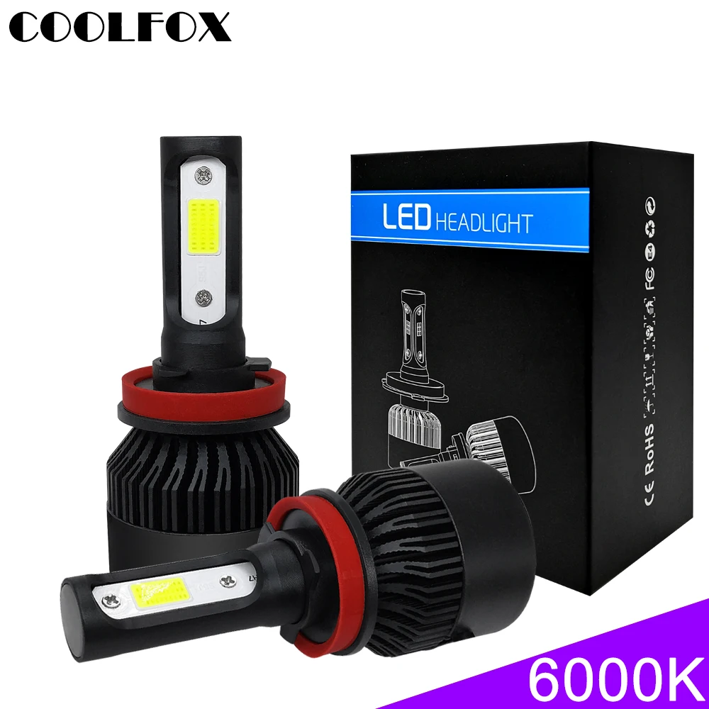 COOLFOX Super Car Headlights Turbo Luces Led H7 9005 9006 hb4 H1 H8 H11 H4 LED Canbus Zenon Bulbs Auto Lamp 12v 72w 36w 8000Lm
COOLFOX Super Car Headlights Turbo Luces Led H7 9005 9006 hb4 H1 H8 H11 H4 LED Canbus Zenon Bulbs Auto Lamp 12v 72w 36w 8000Lm