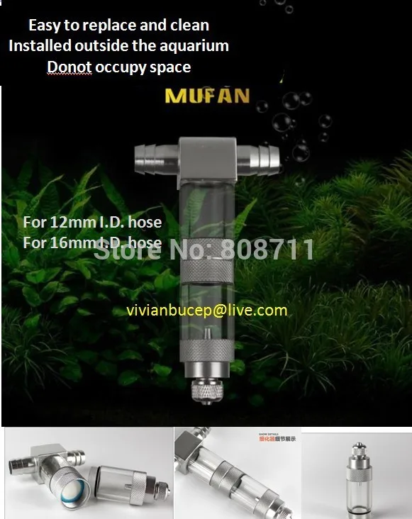 Aquarium fish tank co2 external diffuser check vavle bubble counter 3 in 1 for water pipe 12mm/16mm
Aquarium fish tank co2 external diffuser check vavle bubble counter 3 in 1 for water pipe 12mm/16mm