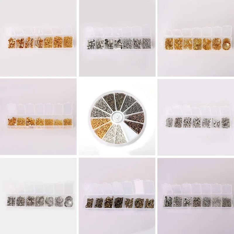 1 Set Jewelry Findings Kit End Caps Lobster Clasps Jump Rings Earring Hooks Extention Chains for DIY Jewelry Making
1 Set Jewelry Findings Kit End Caps Lobster Clasps Jump Rings Earring Hooks Extention Chains for DIY Jewelry Making