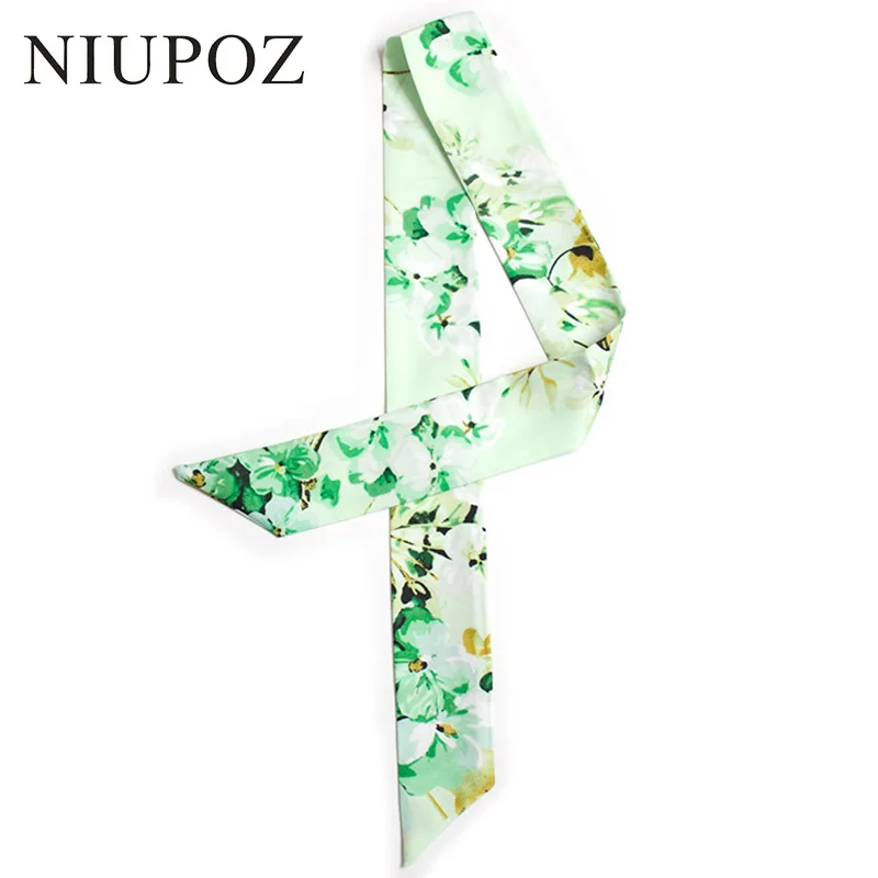 New Twill Emulation Silk Small Women Fashion Geranium Bag Scarf Hair Bags Handle Tie Multifunction Ribbon Long Scarf
New Twill Emulation Silk Small Women Fashion Geranium Bag Scarf Hair Bags Handle Tie Multifunction Ribbon Long Scarf