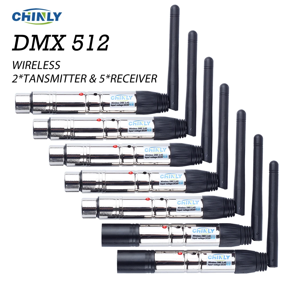 DMX512 DMX Dfi DJ Wireless system Receiver or Transmitter 2.4G for LED Stage Lighting Effect LED Lights 300 m Control
DMX512 DMX Dfi DJ Wireless system Receiver or Transmitter 2.4G for LED Stage Lighting Effect LED Lights 300 m Control