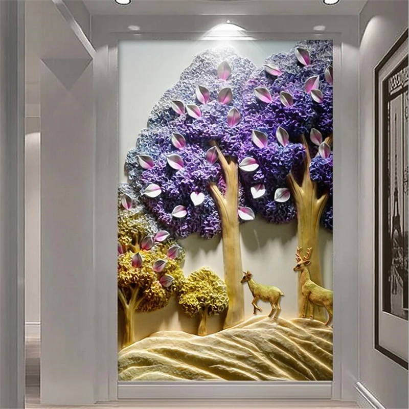 beibehang Custom Wallpapers 3d Large Photo Stereo Mural Wallpapers 3D Relief Faith Tree Elk Vientian Background 3d Wallpaper
beibehang Custom Wallpapers 3d Large Photo Stereo Mural Wallpapers 3D Relief Faith Tree Elk Vientian Background 3d Wallpaper