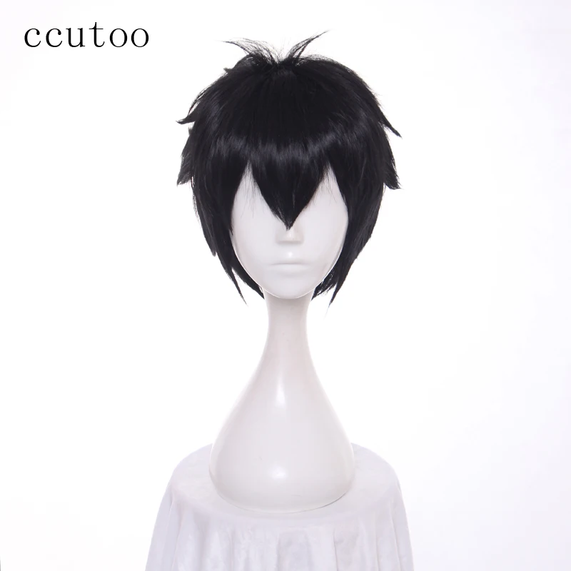 ccutoo 30cm Seraph of the End Yuichiro Hyakuya Black Short Fluffy Layered Synthetic Hair For Men's Halloween Cosplay Wig
ccutoo 30cm Seraph of the End Yuichiro Hyakuya Black Short Fluffy Layered Synthetic Hair For Men's Halloween Cosplay Wig