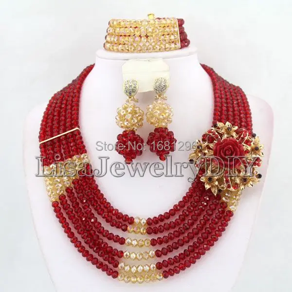 Beautiful African Beads Jewelry Sets Nigerian Wedding African Crystal Beads Jewelry Set HD1643
Beautiful African Beads Jewelry Sets Nigerian Wedding African Crystal Beads Jewelry Set HD1643