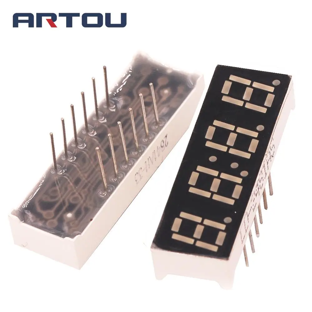 10PCS 4Bit Digital Tube 7 segment 0.28" Red LED Display Common Cathode
10PCS 4Bit Digital Tube 7 segment 0.28" Red LED Display Common Cathode
