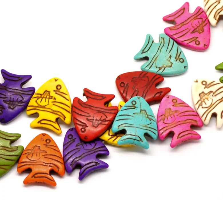 Free Shipping 5strands (about 5x18pcs) Mixed Tropical Fish Animal Howlite Loose Beads 26x23mm Wholesales
Free Shipping 5strands (about 5x18pcs) Mixed Tropical Fish Animal Howlite Loose Beads 26x23mm Wholesales