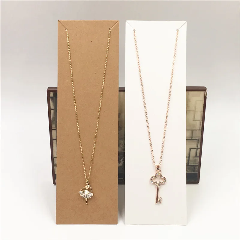 50Pcs/lot Kraft Jewelry Cards 18.6x5.6cm Paper Earrings Card Necklaces Display Packaging Card Tags Can Custom Logo
50Pcs/lot Kraft Jewelry Cards 18.6x5.6cm Paper Earrings Card Necklaces Display Packaging Card Tags Can Custom Logo
