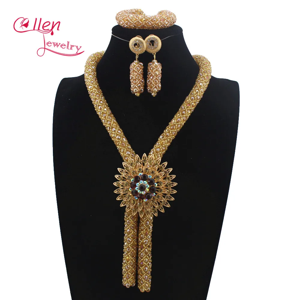 Elegant Luxury African nigerian Wedding bridal beads Jewelry Set African beads Jewelry Set African beaded necklace sets W13022
Elegant Luxury African nigerian Wedding bridal beads Jewelry Set African beads Jewelry Set African beaded necklace sets W13022