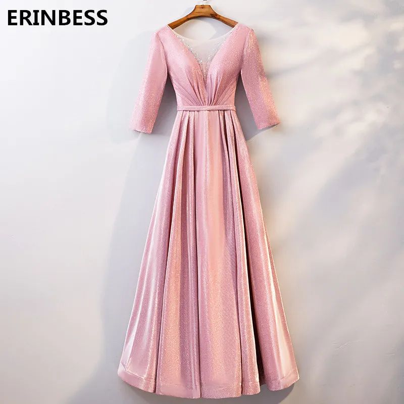 Vestido De Festa Longo Evening Dresses Long Dress Pink Evening Dress Long Sleeve Vestidos Robe De Soiree A-line Party Dress 2020
Vestido De Festa Longo Evening Dresses Long Dress Pink Evening Dress Long Sleeve Vestidos Robe De Soiree A-line Party Dress 2020