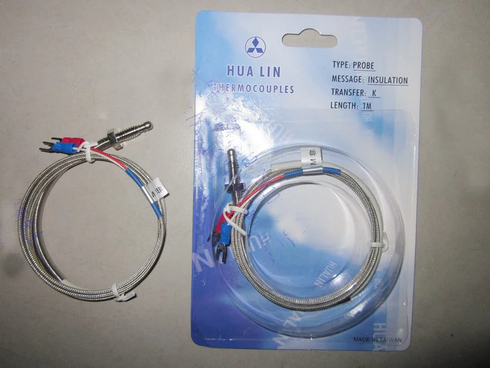 1pcs 1 Meter K Type M6x1mm Thread Srew Thermocouple Sensor Probe 0-400C for Temperature Control Non-Grounding Type
1pcs 1 Meter K Type M6x1mm Thread Srew Thermocouple Sensor Probe 0-400C for Temperature Control Non-Grounding Type