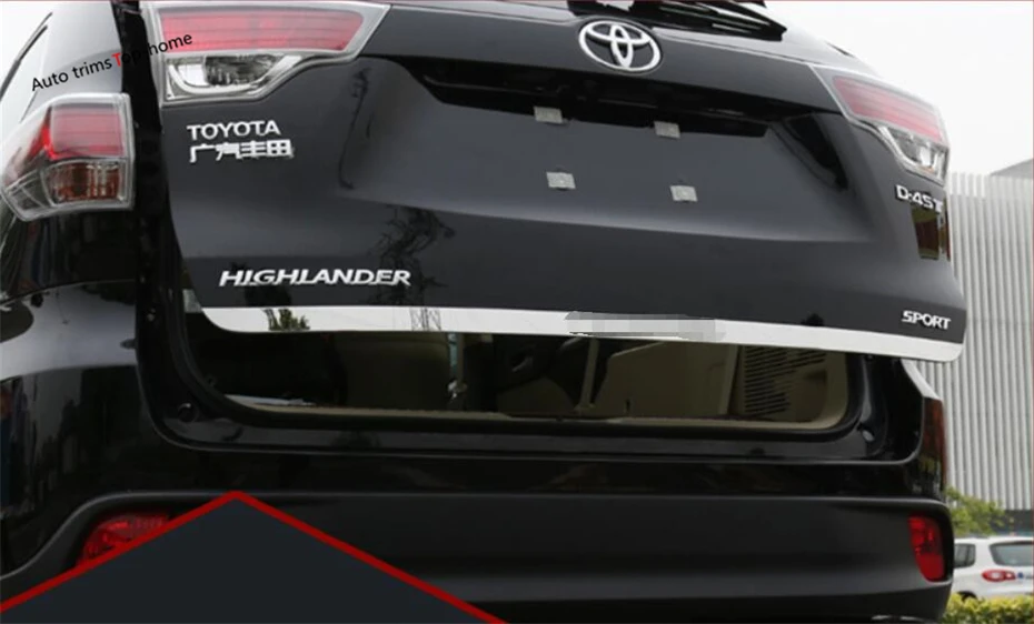 Rear Tail Trunk Door Strip Decor Cover Trim For Toyota Highlander KLUGER 2017 2018 2019 Stainless Steel Accessories Exterior Kit
Rear Tail Trunk Door Strip Decor Cover Trim For Toyota Highlander KLUGER 2017 2018 2019 Stainless Steel Accessories Exterior Kit