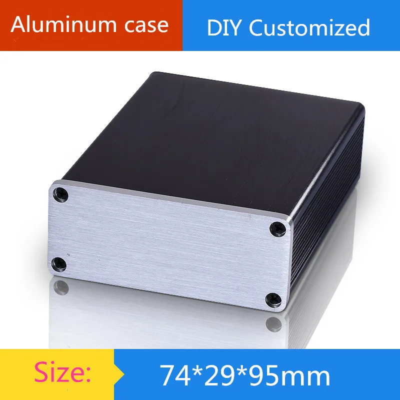 Mini aluminum amplifier chassis/ Instruments Chassis / Amplifier shell /AMP Enclosure / case / DIY box ( 74*29*95 mm)
Mini aluminum amplifier chassis/ Instruments Chassis / Amplifier shell /AMP Enclosure / case / DIY box ( 74*29*95 mm)