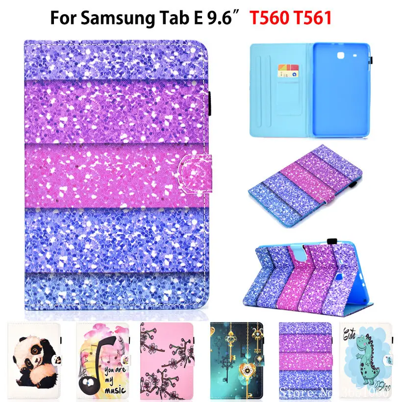 Милый мультяшный чехол для Samsung Galaxy Tab E 9,6 "SM-T560 T560 T561, чехол для планшета, силиконовый чехол-книжка из искусственной кожи с подставкой
Милый мультяшный чехол для Samsung Galaxy Tab E 9,6 "SM-T560 T560 T561, чехол для планшета, силиконовый чехол-книжка из искусственной кожи с подставкой