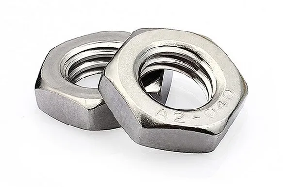 50pcs/lot M3/4/5/6/8/10/12 stainless steel 304 Din439 hex nuts thin metric thread hexagon nut hardware fasteners 122
50pcs/lot M3/4/5/6/8/10/12 stainless steel 304 Din439 hex nuts thin metric thread hexagon nut hardware fasteners 122