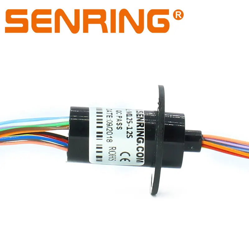 Conductive Slip Ring for Turret 360-Degree Rotation 12 Channels 1.5A with Diameter 12.5mm Capsule M125B-12S
Conductive Slip Ring for Turret 360-Degree Rotation 12 Channels 1.5A with Diameter 12.5mm Capsule M125B-12S