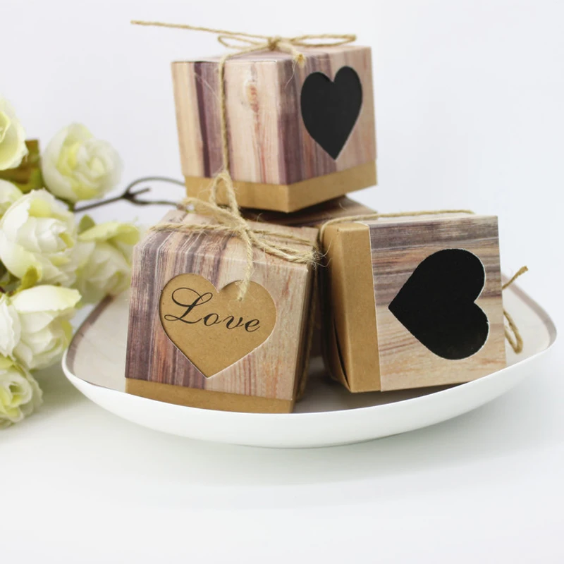 100pcs Hearts in Love Rustic Kraft Imitation Bark Candy Box Baby Shower Wedding Supplies Candy Bags Gift Boxes Wedding Party
100pcs Hearts in Love Rustic Kraft Imitation Bark Candy Box Baby Shower Wedding Supplies Candy Bags Gift Boxes Wedding Party