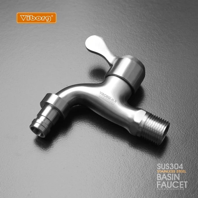 VIBORG SUS304 Stainless Steel Casting Garden Outdoor Tap Washing Machine Faucet Tap, KS-B0118
VIBORG SUS304 Stainless Steel Casting Garden Outdoor Tap Washing Machine Faucet Tap, KS-B0118