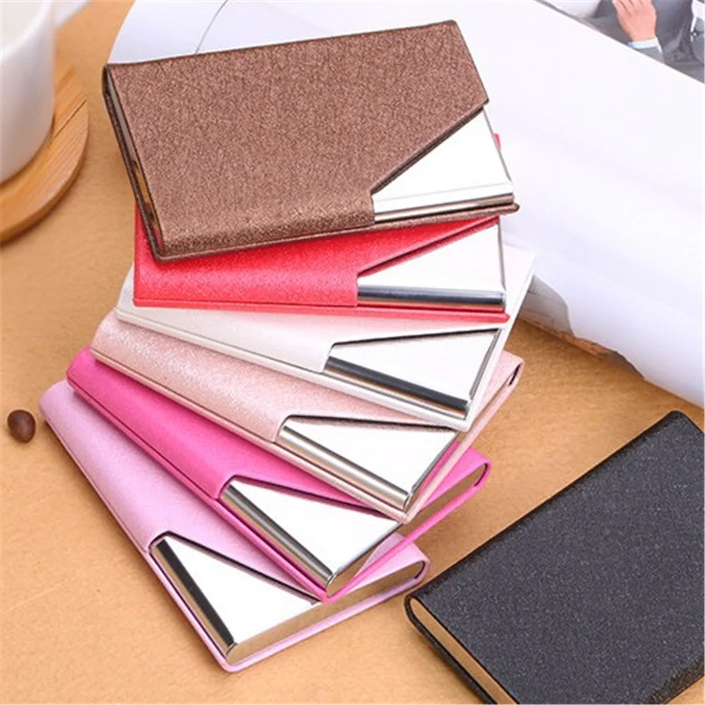 Fashion Business ID Credit Card Holder For Women Men Metal Aluminum Card Case PU Leather
Fashion Business ID Credit Card Holder For Women Men Metal Aluminum Card Case PU Leather