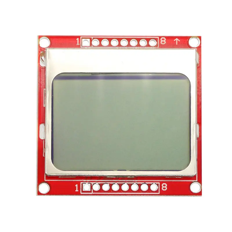Glyduino for Nokia 5110 84*48 Red Backlight LCD Module Adapter PCB for Arduino Development Board
Glyduino for Nokia 5110 84*48 Red Backlight LCD Module Adapter PCB for Arduino Development Board