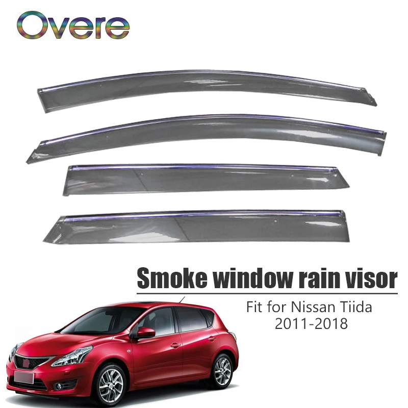 OVERE новый 1 комплект дымового оконного козырька от дождя для Nissan Tiida C12 2011 2012 2013 2014 2015 2016 2017 2018 дефлекторы аксессуары
OVERE новый 1 комплект дымового оконного козырька от дождя для Nissan Tiida C12 2011 2012 2013 2014 2015 2016 2017 2018 дефлекторы аксессуары
