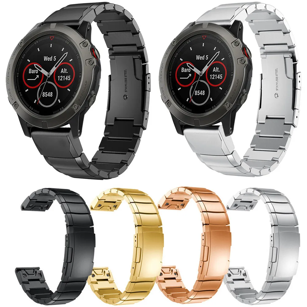 Быстроустанавливаемый ремешок из нержавеющей стали для Garmin Fenix 5X 5S сменный ремешок для умных часов для Garmin Fenix 3/3HR/5 ремень
Быстроустанавливаемый ремешок из нержавеющей стали для Garmin Fenix 5X 5S сменный ремешок для умных часов для Garmin Fenix 3/3HR/5 ремень