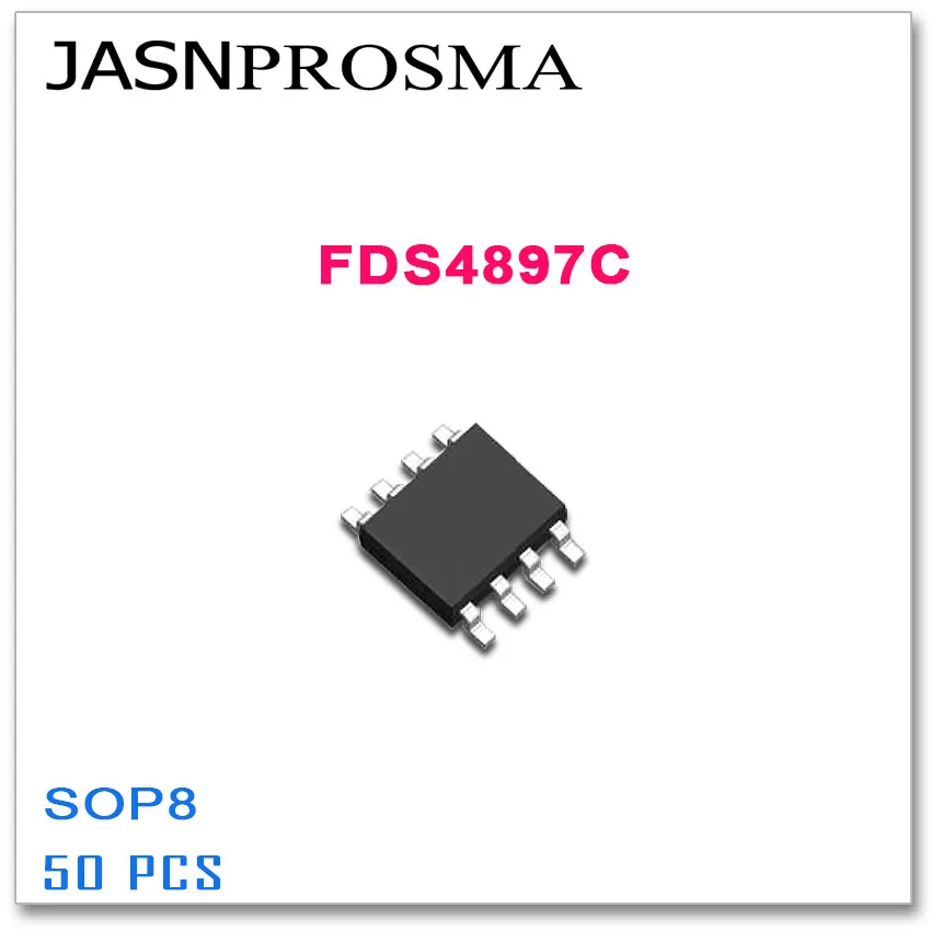 JASNPROSMA FDS4897C SOP8 50 шт. FDS4897 4897 Dual N & P канал ВЫСОКОЕ КАЧЕСТВО FDS
JASNPROSMA FDS4897C SOP8 50 шт. FDS4897 4897 Dual N & P канал ВЫСОКОЕ КАЧЕСТВО FDS