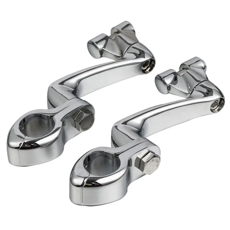 Motorcycle Chrome/Black Foot Peg Mount Kit For models with 1-1/4 "(32mm) Engine Guards Touring Road Glide Street Glide Dyna 883
Motorcycle Chrome/Black Foot Peg Mount Kit For models with 1-1/4 "(32mm) Engine Guards Touring Road Glide Street Glide Dyna 883