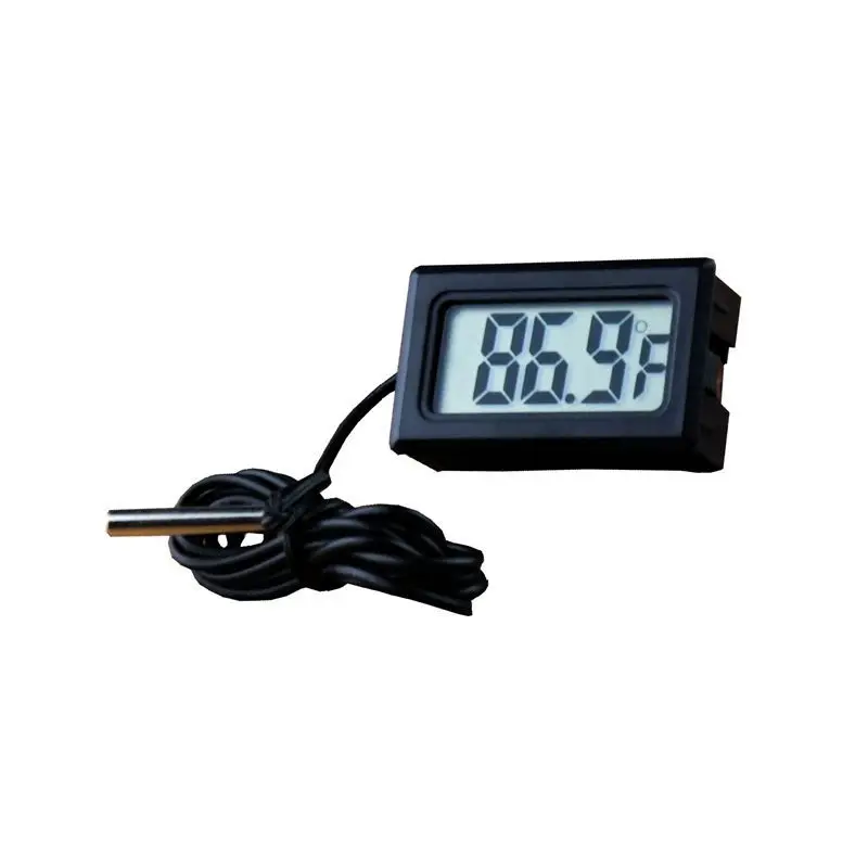 Digital LCD Screen Thermometer Refrigerator Fridge Freezer Aquarium FISH TANK Temperature -50~110C GT Black white Color 3442
Digital LCD Screen Thermometer Refrigerator Fridge Freezer Aquarium FISH TANK Temperature -50~110C GT Black white Color 3442