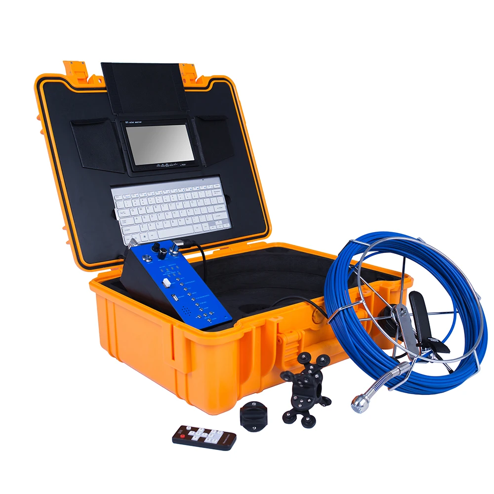 New Arrival 25mm Camera Head 20M Cable 7 Inch Borehole Well Pipe Camera System With DVR and Keyboard
New Arrival 25mm Camera Head 20M Cable 7 Inch Borehole Well Pipe Camera System With DVR and Keyboard