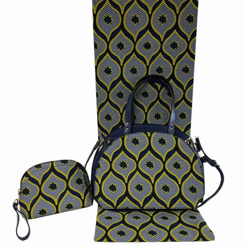 Hot Selling Italian Women Wax Fabric And Bag To Match Set Fashion African Style Bag With Cotton Fabric Set For Party
Hot Selling Italian Women Wax Fabric And Bag To Match Set Fashion African Style Bag With Cotton Fabric Set For Party