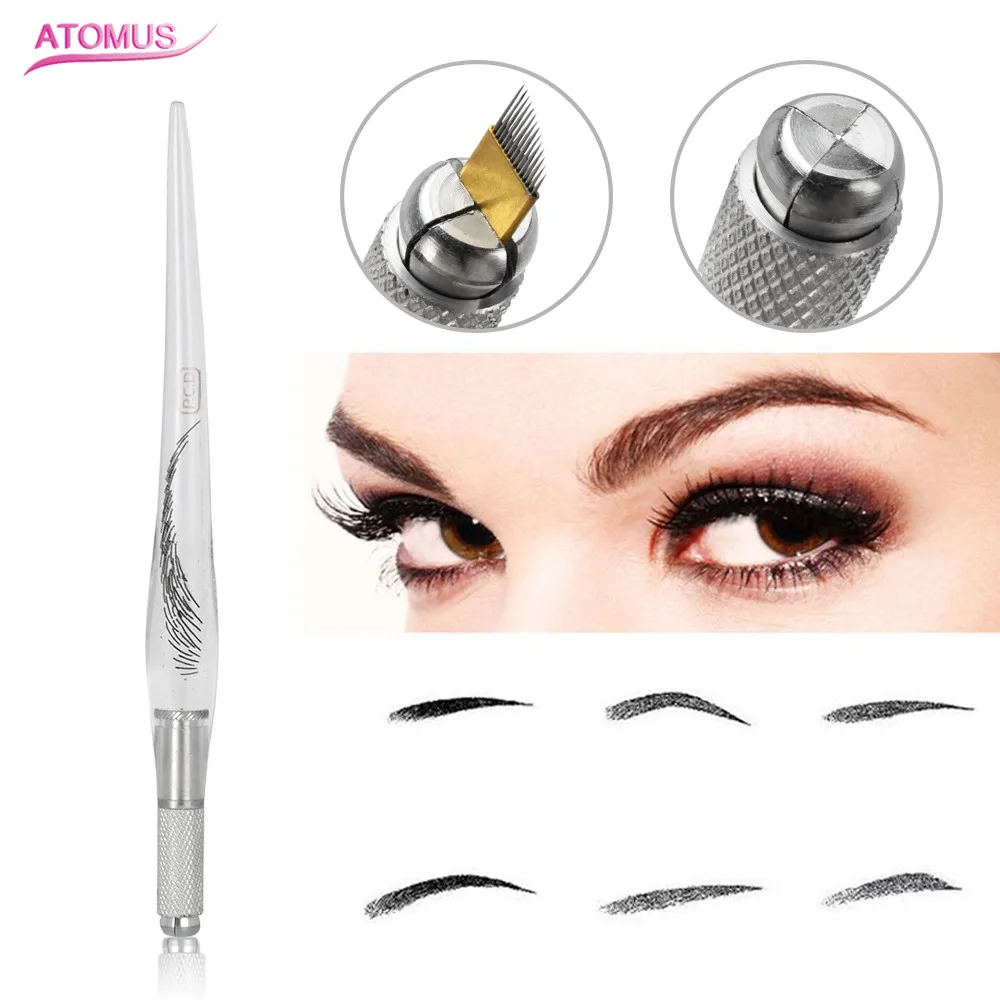Transparent Microblading Pen Manual 3D Eyebrow Tattoo Machine Tebori Permanent Makeup Lip Tattoo Manual Pen Needle Blade
Transparent Microblading Pen Manual 3D Eyebrow Tattoo Machine Tebori Permanent Makeup Lip Tattoo Manual Pen Needle Blade