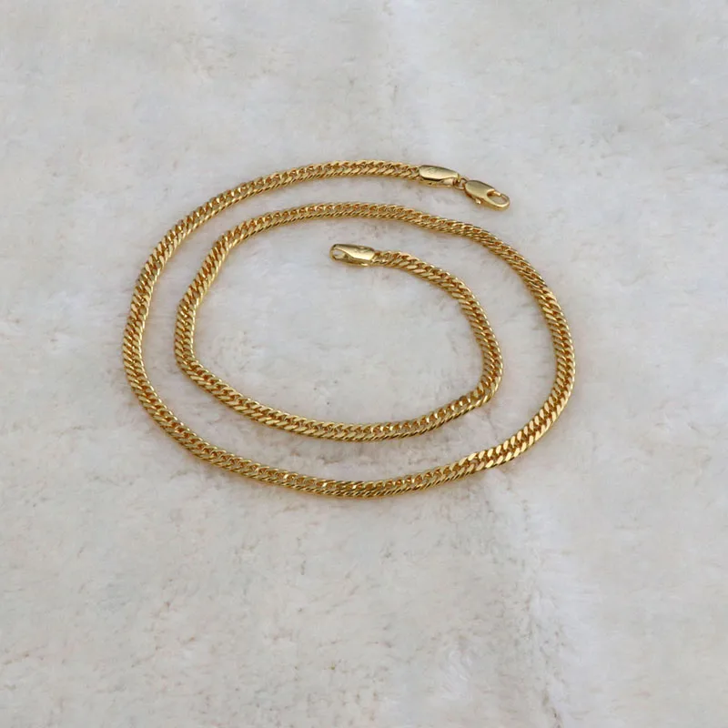 10 K Yellow Solid Gold GF 6MM Double Cuban Curb Italian Link Chain Necklace 20 Inches
10 K Yellow Solid Gold GF 6MM Double Cuban Curb Italian Link Chain Necklace 20 Inches