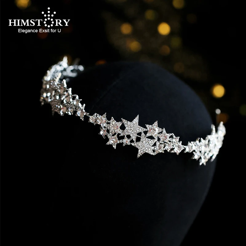 HIMSTORY Romantic Crystal Star Hairbands Vintage Rhinestone Bridal Tiaras Crown Headband Wedding Hair Accessories Jewelry
HIMSTORY Romantic Crystal Star Hairbands Vintage Rhinestone Bridal Tiaras Crown Headband Wedding Hair Accessories Jewelry