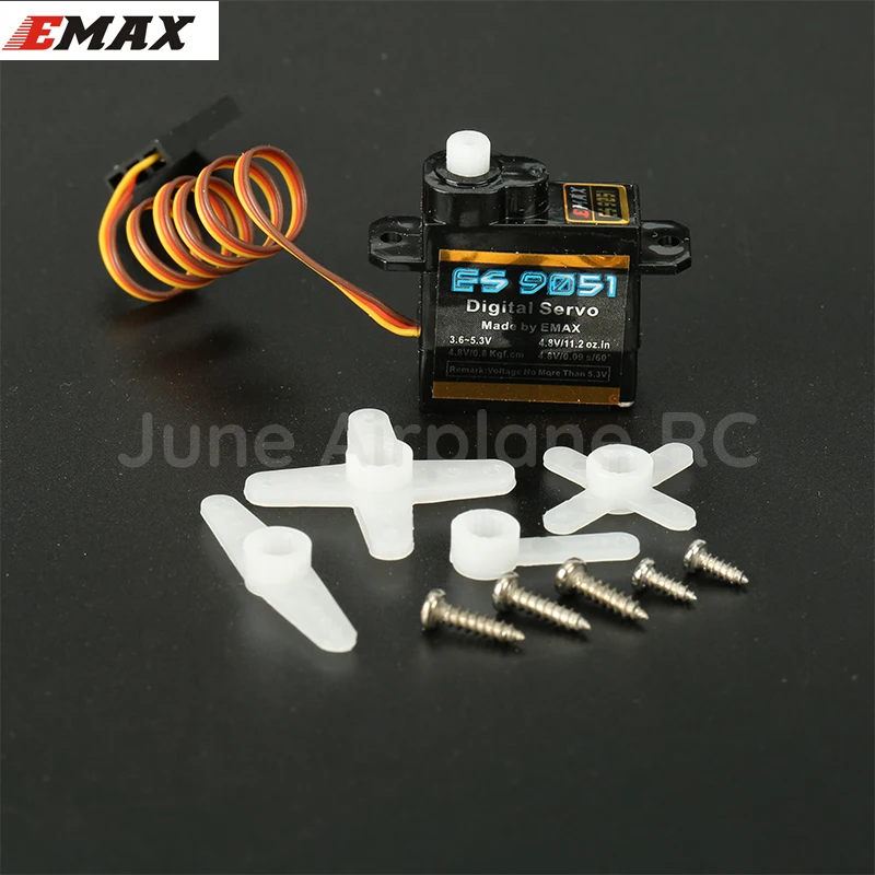 4pcs Original EMAX ES9051 ES9251 II Mini Metal Gear Analog Servo Micro-steering gear Suitable for fixed wing, 450 helicopters
4pcs Original EMAX ES9051 ES9251 II Mini Metal Gear Analog Servo Micro-steering gear Suitable for fixed wing, 450 helicopters