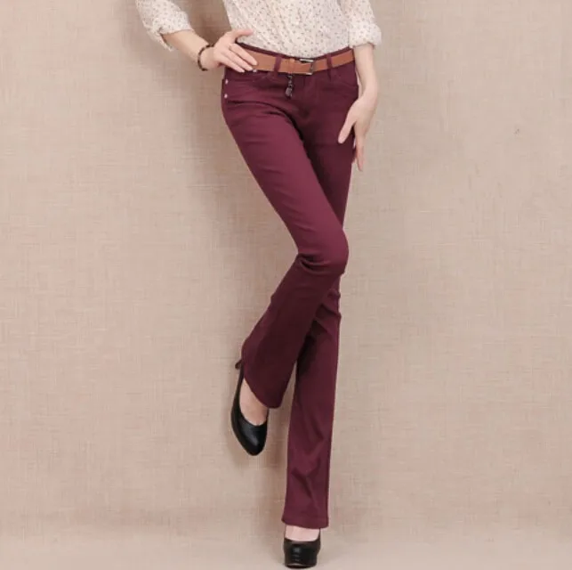 7 candy Color denim skinny OL jeans Candy colored bell-bottoms women overalls elastic pencil trousers D244
7 candy Color denim skinny OL jeans Candy colored bell-bottoms women overalls elastic pencil trousers D244