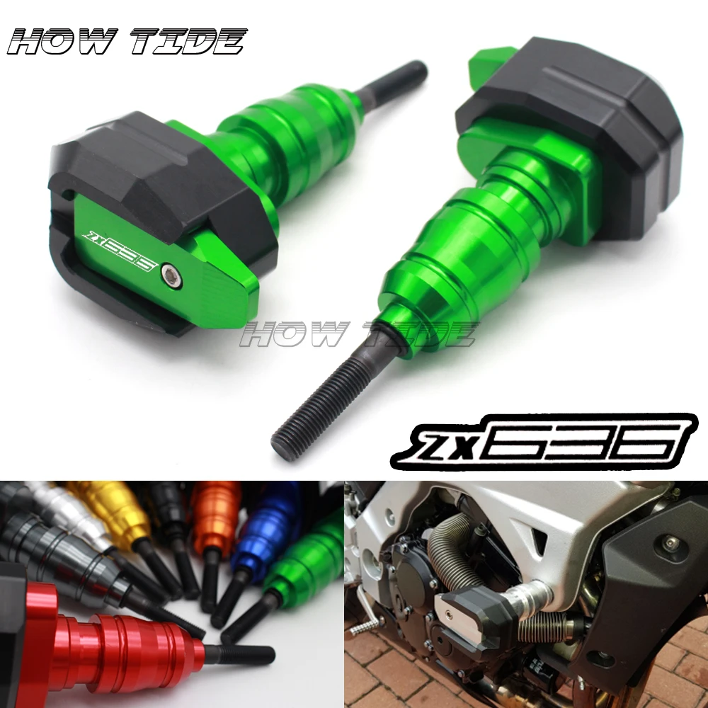 Слайдеры рамы ZX636, защита от ударов, KAWASAKI ZX636, ниндзя, ZX-6R 2002-2004, шпульки для мотоциклов, защита от падения
Слайдеры рамы ZX636, защита от ударов, KAWASAKI ZX636, ниндзя, ZX-6R 2002-2004, шпульки для мотоциклов, защита от падения