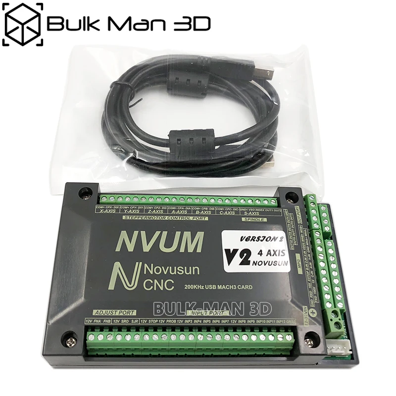 NVUM 3/4/5/6 Axis Mach3 USB CNC Motion Control Card Breakout Board for CNC Milling Engraver
NVUM 3/4/5/6 Axis Mach3 USB CNC Motion Control Card Breakout Board for CNC Milling Engraver