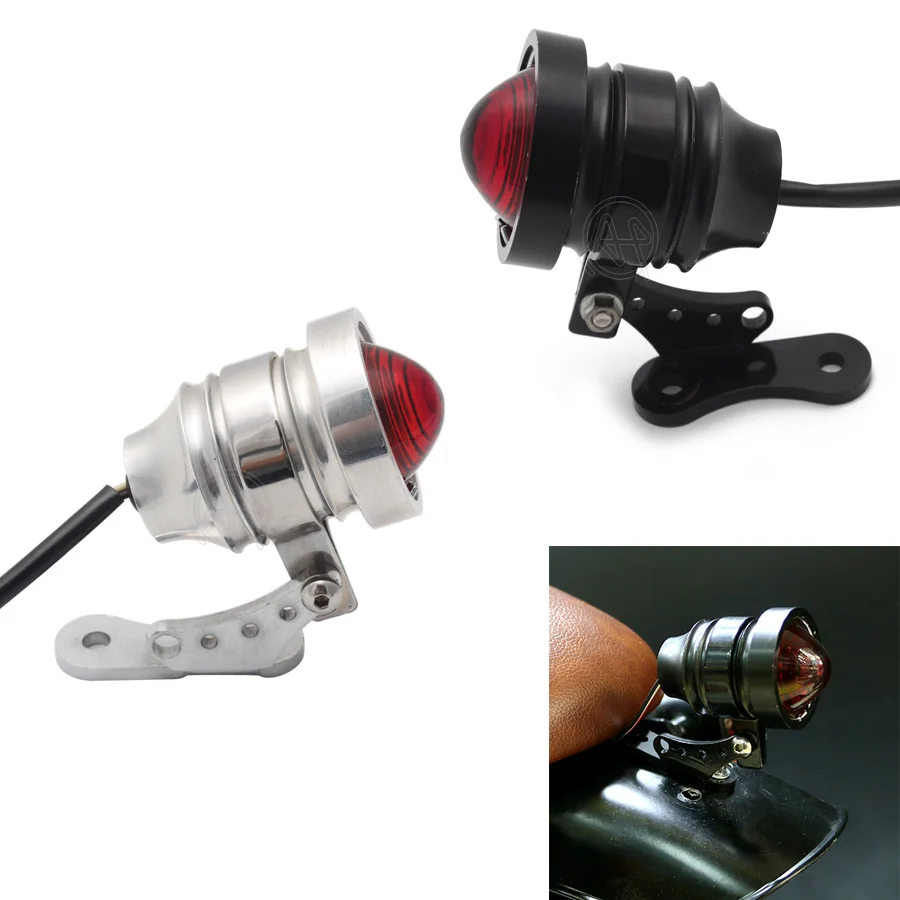2colors Motorcycle Rear Fender Mudguards Retro Red Lens Brake Tail Light Stop Light Universal For Harley Bobber Chopper Honda
2colors Motorcycle Rear Fender Mudguards Retro Red Lens Brake Tail Light Stop Light Universal For Harley Bobber Chopper Honda