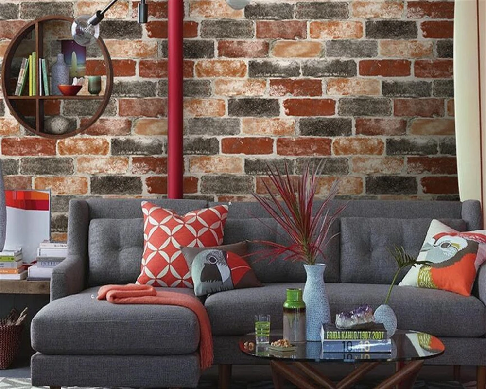 Beibehang European and American style wallpaper bricks non - woven wallpaper living room television wall 3d wallpaper roll mural
Beibehang European and American style wallpaper bricks non - woven wallpaper living room television wall 3d wallpaper roll mural