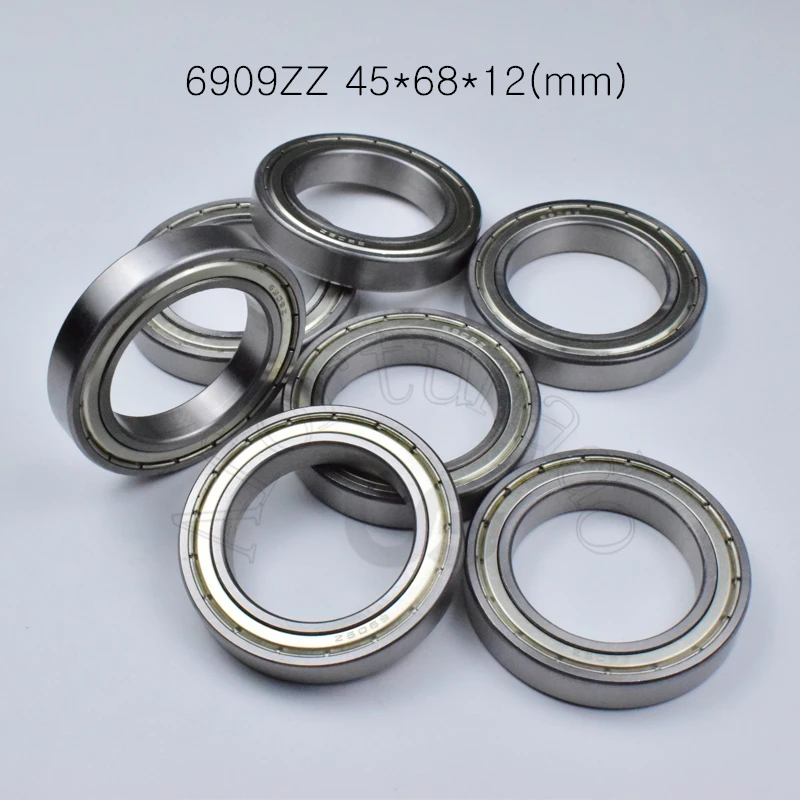

Bearing 1pcs 6909ZZ 45*68*12(mm) free shipping chrome steel Metal Sealed High speed Mechanical equipment parts