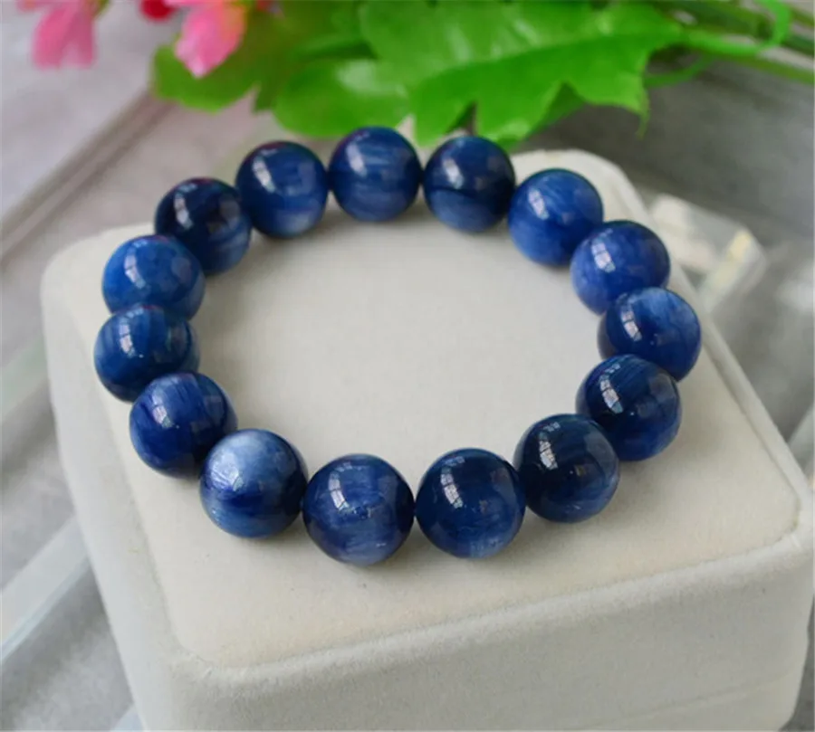 Natural Blue Kyanite Round Beads Bracelet Women Men Gems Blue Kyanite Cat Eye Jewelry 10mm 11mm 13mmm 14mm 15mm 16mm AAAAAA
Natural Blue Kyanite Round Beads Bracelet Women Men Gems Blue Kyanite Cat Eye Jewelry 10mm 11mm 13mmm 14mm 15mm 16mm AAAAAA