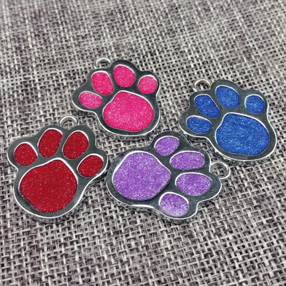200pcs/Lot Personality Customization High Quality Fashion Popular Glitter Paw Footprints Puppy Cat Pendant Lovely Pet Tag
200pcs/Lot Personality Customization High Quality Fashion Popular Glitter Paw Footprints Puppy Cat Pendant Lovely Pet Tag