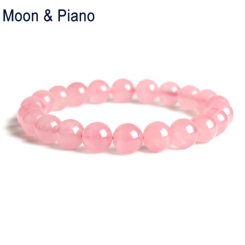 Rose Quartz Bracelet Natural Pink Crystal Bead for Women for Love for Gift Classic Natural Stone Charms Party Jewelry
Rose Quartz Bracelet Natural Pink Crystal Bead for Women for Love for Gift Classic Natural Stone Charms Party Jewelry