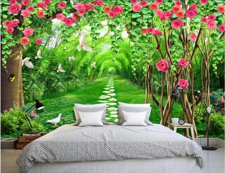 Custom Photo Wallpapers Flower Bamboo Bamboo Trail 3D TV Sofa Living Room Theme Hotel Backgrounds Fresco Pappel de parede
Custom Photo Wallpapers Flower Bamboo Bamboo Trail 3D TV Sofa Living Room Theme Hotel Backgrounds Fresco Pappel de parede