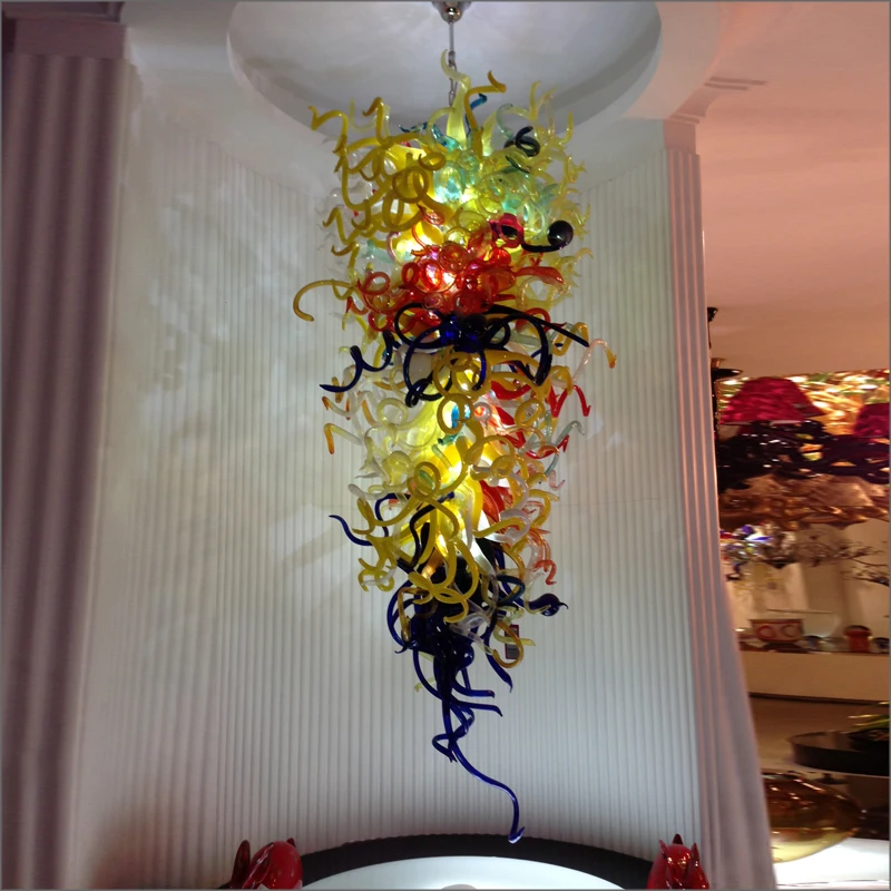 Wedding Centerpieces Multi Colored Ceiling Light Hand Blown Glass Chain Chandelier Led Light
Wedding Centerpieces Multi Colored Ceiling Light Hand Blown Glass Chain Chandelier Led Light