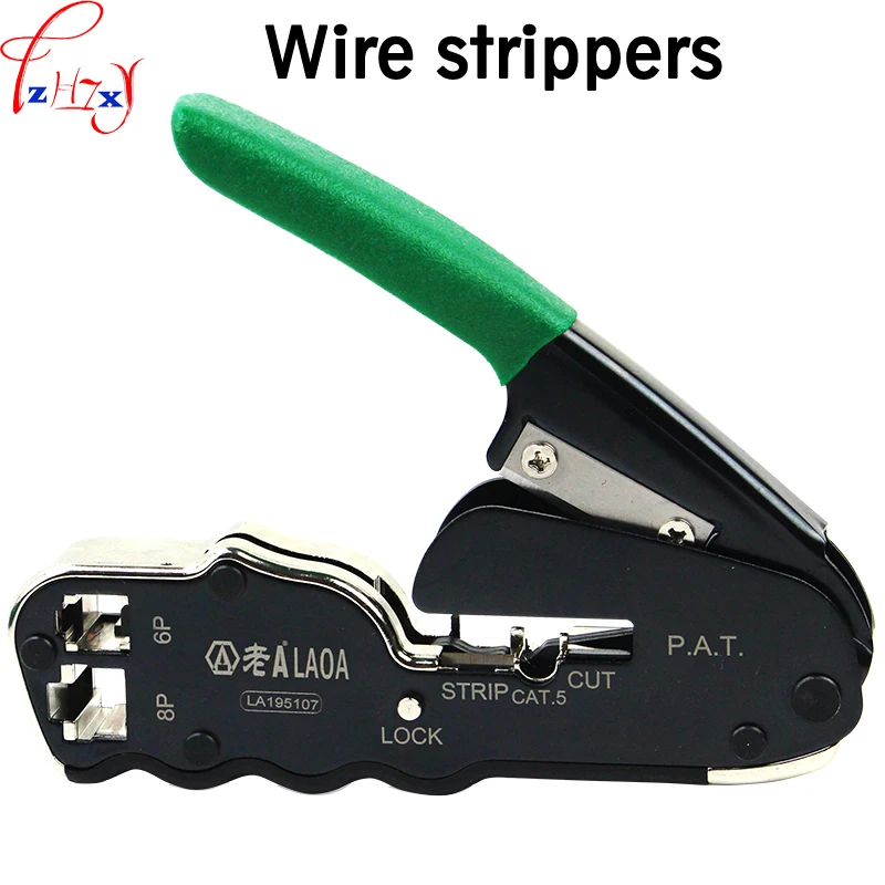 1PC Light And Effortless Multi-function Network Pliers 6P / 8P Handheld Portable Network Compression Pliers Wire Stripper Tool
1PC Light And Effortless Multi-function Network Pliers 6P / 8P Handheld Portable Network Compression Pliers Wire Stripper Tool
